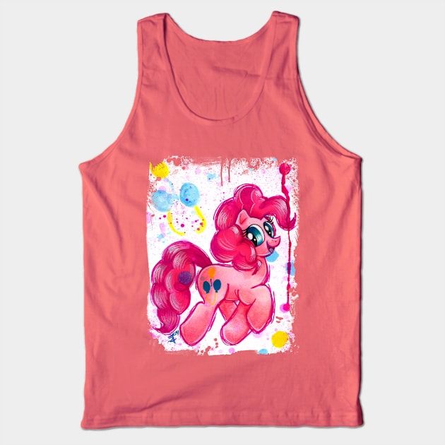 Pinkie Pie Tank Top by JerZyTattoos